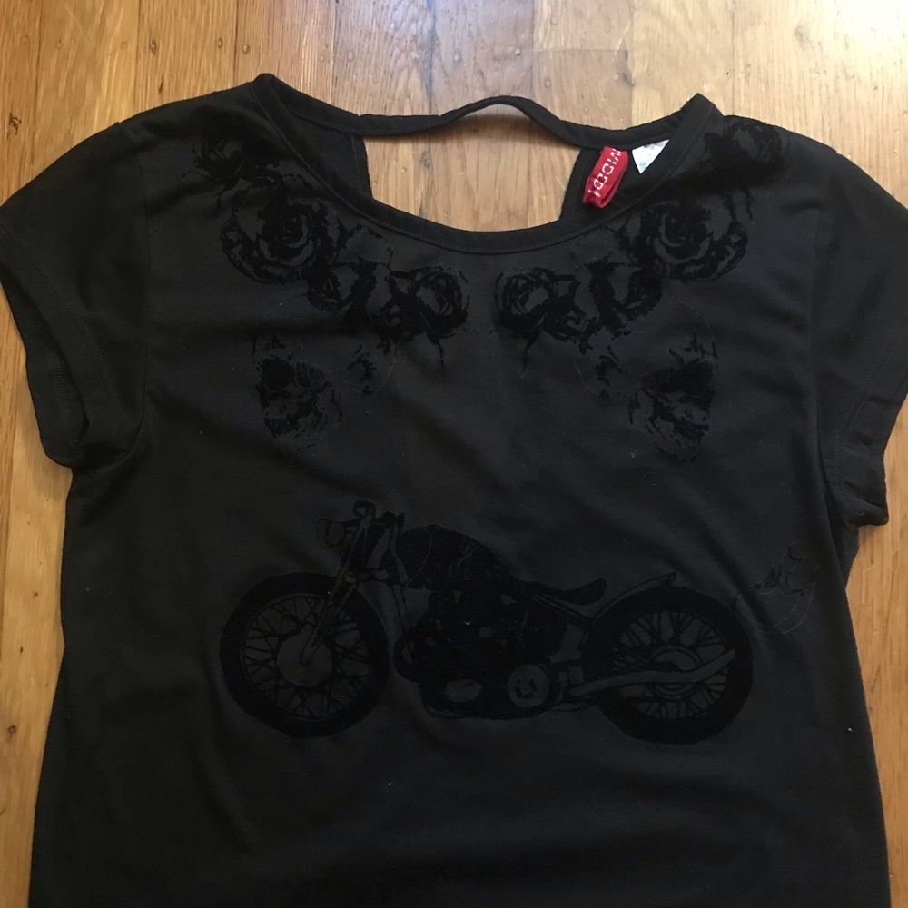 Distressed Velvet graphic tee